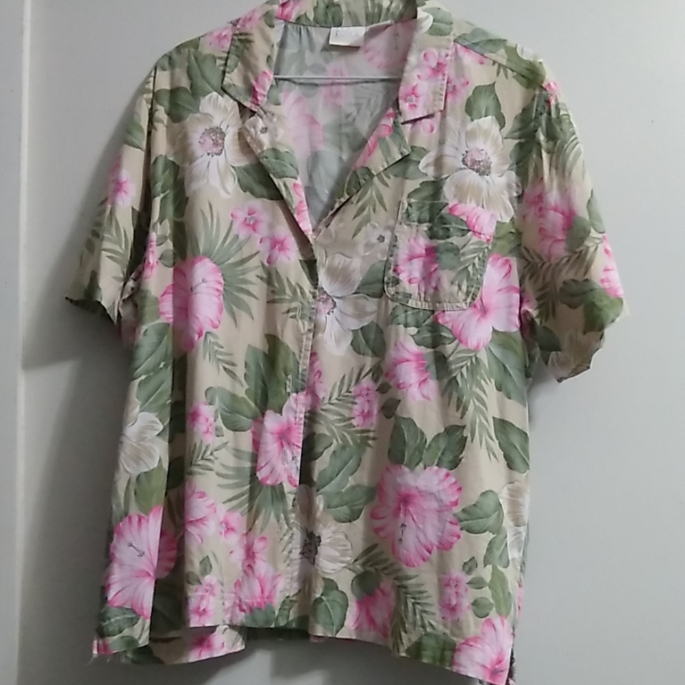 Erika XL Floral Shirt